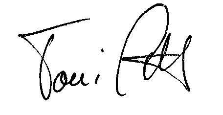 Unterschrift Toni Schoder